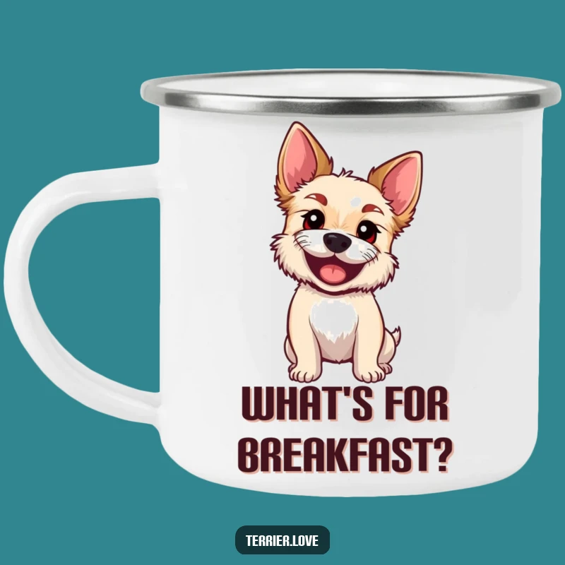 Funny 'Trail Explorer' Terrier Camping Mug - Hilarious Outdoor Gift!