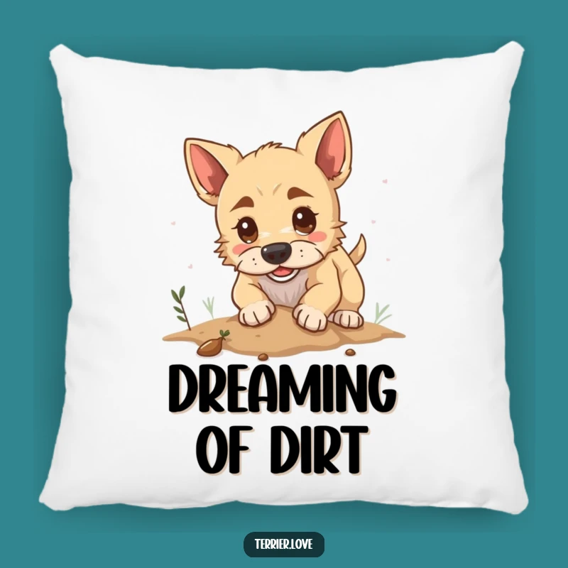 Funny Terrier Digging Pillow: Cozy Comfort with a Hilarious Canine Touch