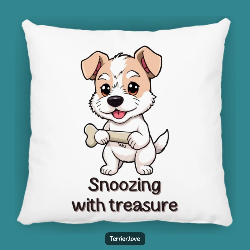 Funny Terrier Pillow - Proud Dog Accent, Cozy Gift for Champions
