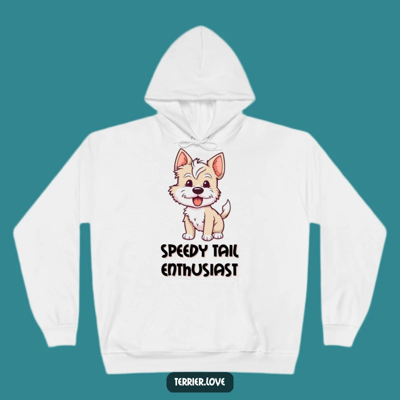 Cozy Funny Terrier Hoodie: Warmth for the Eager Enthusiast