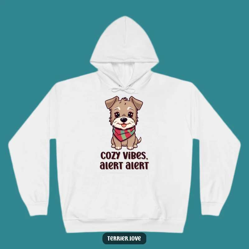 Funny Happy Terrier Hoodie: Cozy Canine Comfort, Ultimate Gift