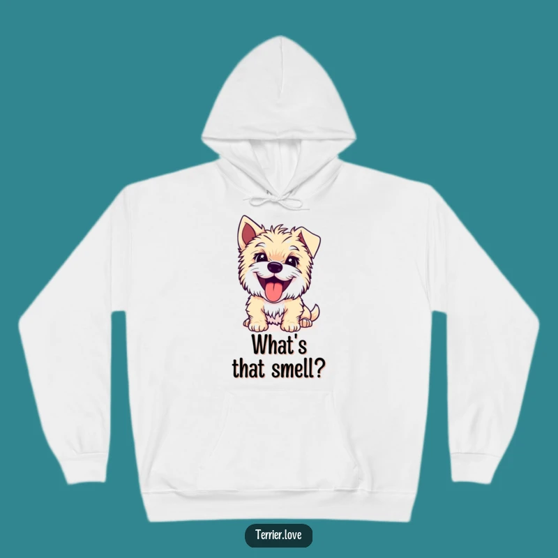 Funny Joyful Terrier Hoodie: Cozy Focused Pup, the Ultimate Funny Gift