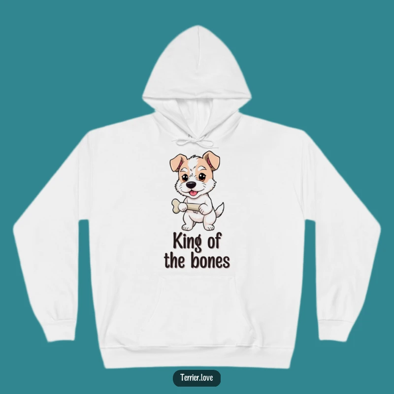 Cozy Funny Terrier Hoodie - Proud Dog Wear, Perfect Gift for Champions