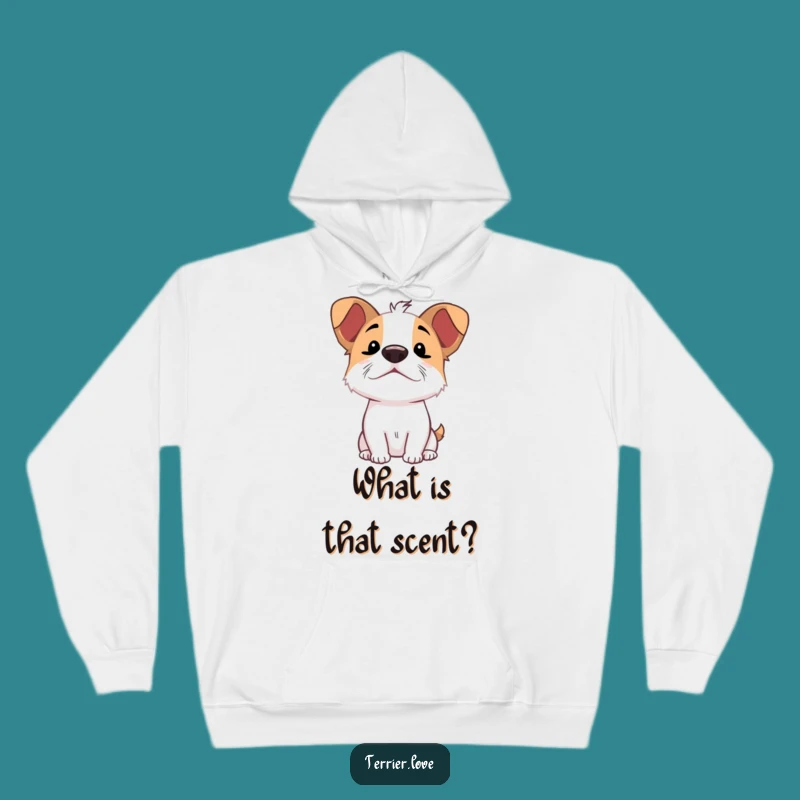 Funny Sniffing Terrier Hoodie - Cozy Excited Dog Sweatshirt, Awesome Gift