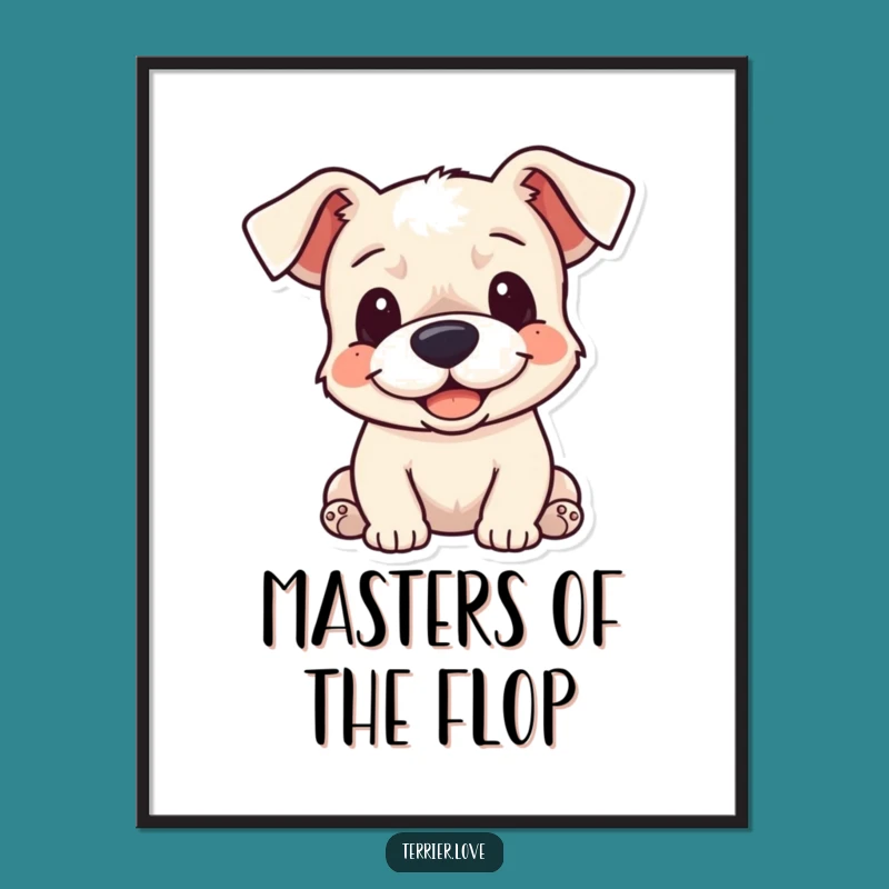 Free Printable Wall Art: Cuddly Terrier Hugs - Adorable Dog Art for Cozy Spaces