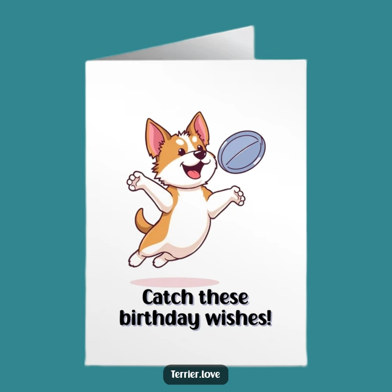 Free Printable Birthday Card: Bouncy Terrier Dog Makes a Hilarious Downloadable Gift