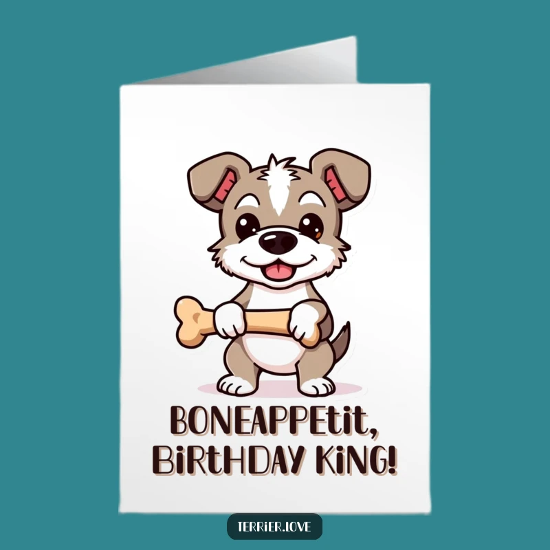 Free Printable Terrier Birthday Card: Proud Dog, Funny Downloadable Gift for Fans