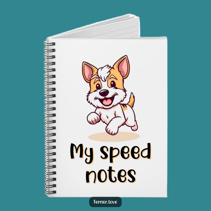 Funny 'Keep Moving' Terrier Notebook - Hilarious Journal Gift!