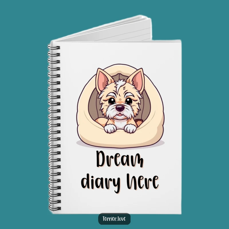 Funny Terrier Notebook: Jot Down Thoughts from Your Cozy Bed