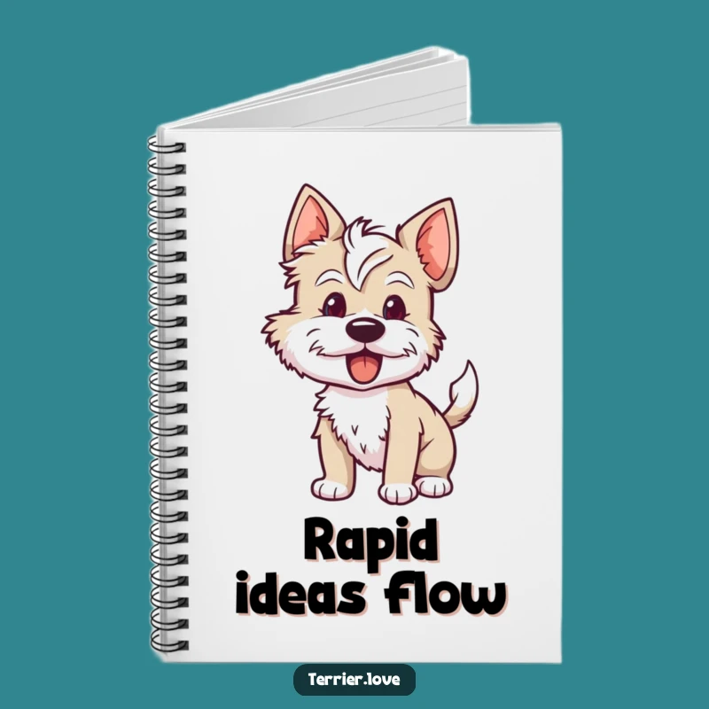 Funny Terrier Notebook: Jot Down Ideas with Eager Excitement