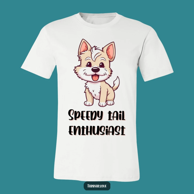 Funny Terrier T-Shirt: Wagging Tail for Ultimate Eagerness