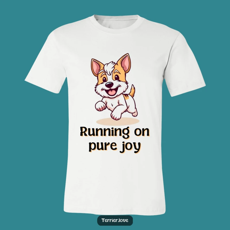 Funny 'Zoomies' Terrier T-Shirt - Energetic & Hilarious Dog Gift!