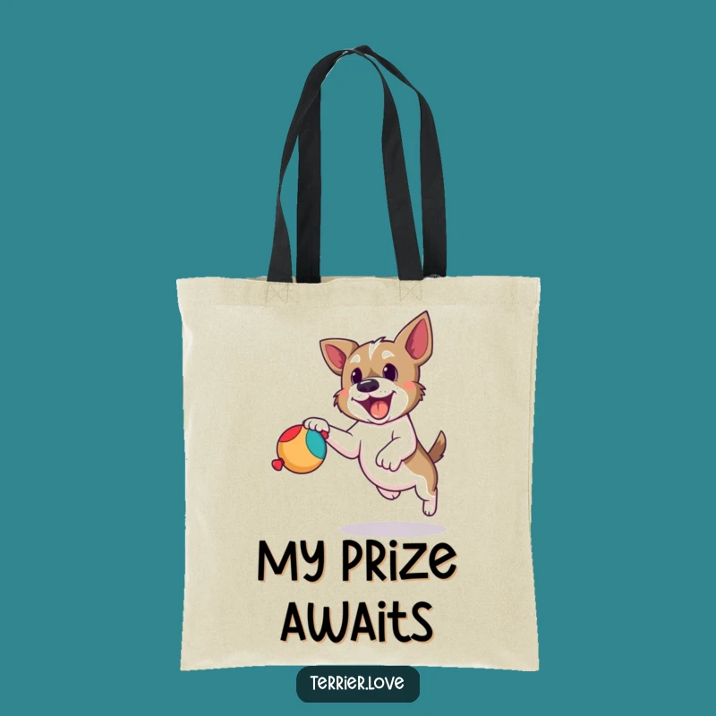 Funny Terrier Toy Catch Tote Bag: Carry Your Playful Spirit
